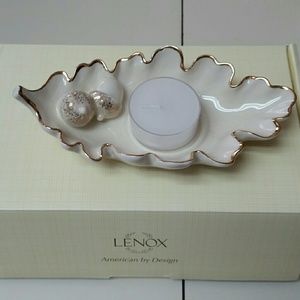 LENOX Oak Leaf Votive Holder